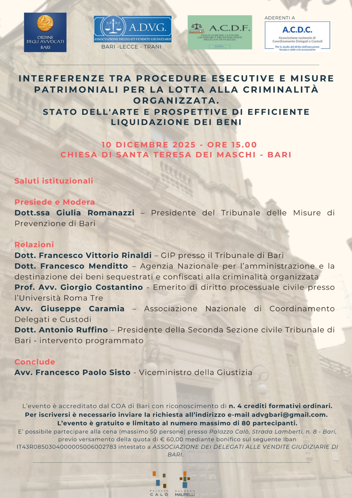 Interferenze tra procedure esecutive e misure patrimoniali